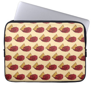 Tortilla Chips and Dip Tomato Salsa Mexican Food Laptop Sleeve