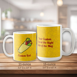 Tortilla Sandwich Wrap Coffee Mug