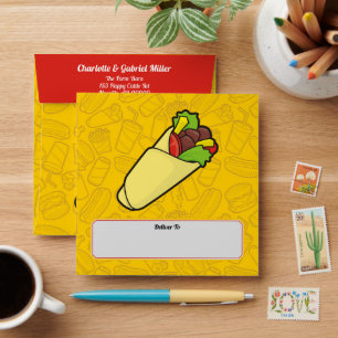 Tortilla Sandwich Wrap Envelopes