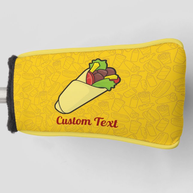 Tortilla Sandwich Wrap Golf Head Cover (Front)