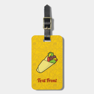 Tortilla Sandwich Wrap Luggage Tag