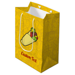 Tortilla Sandwich Wrap Medium Gift Bag