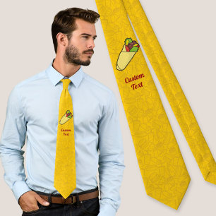 Tortilla Sandwich Wrap Neck Tie