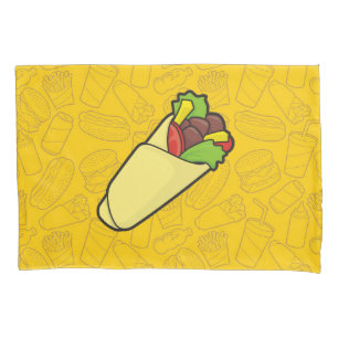 Tortilla Sandwich Wrap Pillowcase