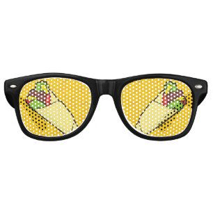 Tortilla Sandwich Wrap Retro Sunglasses