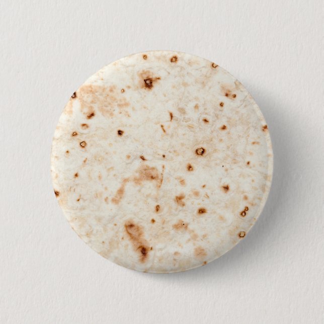 Tortilla shell 2 inch round button (Front)