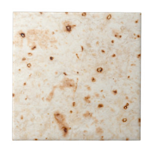 Tortilla shell ceramic tile
