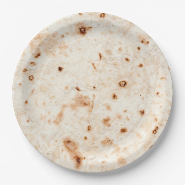 Tortilla shell paper plates (Front)