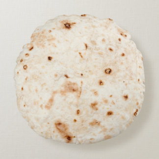 Tortilla shell round pillow