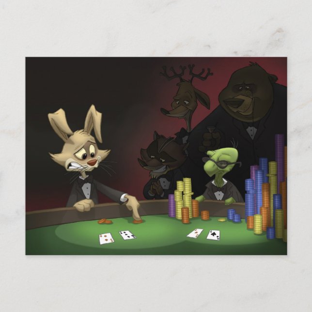 Tortoise and Hare Postcard (Front)