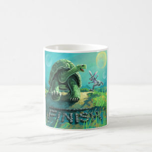 Tortoise and the Hare Art Coffee Mug
