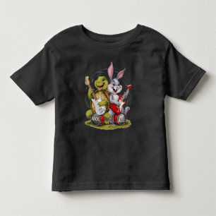 Tortoise and the Hare Rock And Roll Toddler T-shirt