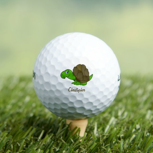Tortoise Design Golf Balls (Insitu Tee)