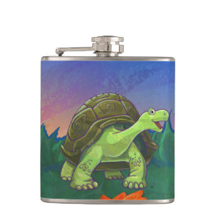 Tortoise Gifts & Accessories Hip Flask