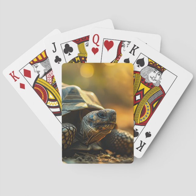 Tortoise in the Wild Playing Cards (Back)