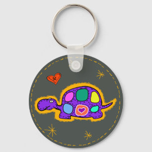 Tortoise Keychain