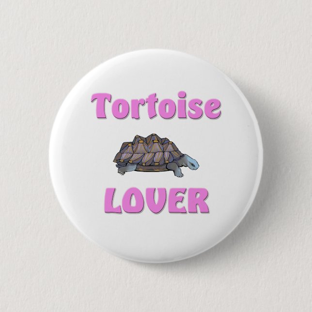 Tortoise Lover 2 Inch Round Button (Front)