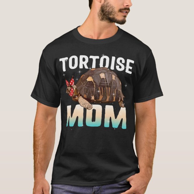 Tortoise Mom Shirt, Sulcata Tortoise, Save The T-Shirt (Front)
