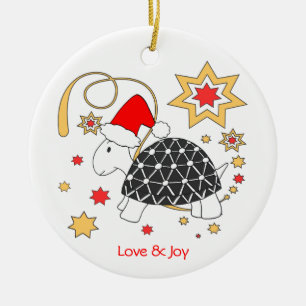 Tortoise Ornament (bw)