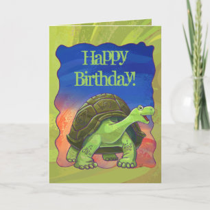Tortoise Party Centre Card