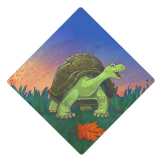 Tortoise Party Centre Graduation Cap Topper