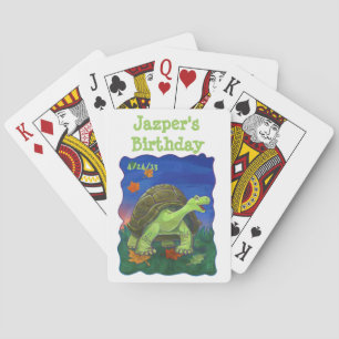 Tortoise Party Centre Playing Cards