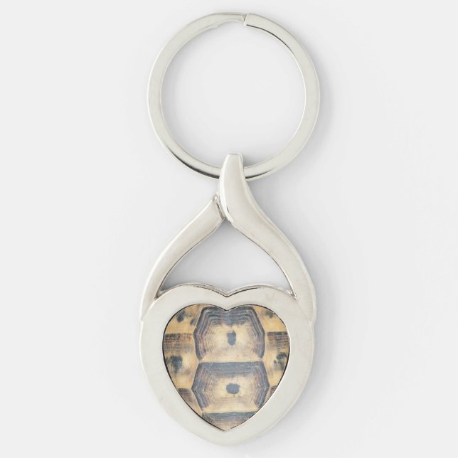 Tortoise Shell Pattern Keychain (Front)