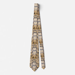 Tortoise shell pattern tie