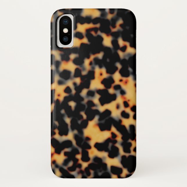 Tortoise Shell Print/Pattern iPhone Case, Tokyo Case-Mate iPhone Case (Back)