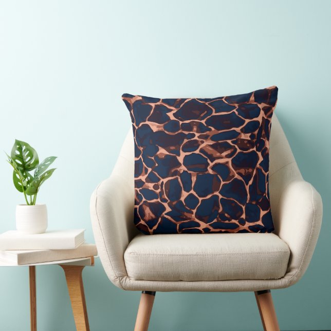 Tortoise Shell  Throw Pillow (Chair)