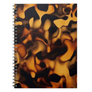 Tortoise Shell Turtle Shell Pattern Amber Brown Notebook