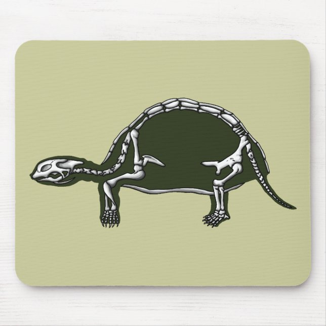 tortoise skeleton mouse pad (Front)