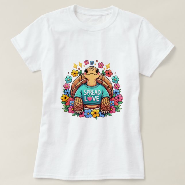 Tortoise Spread Love | Top (Design Front)
