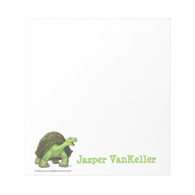 Tortoise Stationery Notepad (Front)