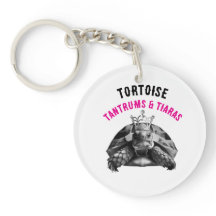 Tortoise Tantrums & Tiaras | Key Ring