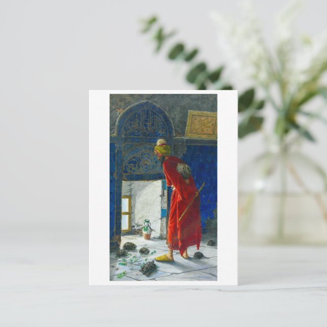 Tortoise Trainer 2 | Osman Hamdi Bey | Postcard (Standing Front)