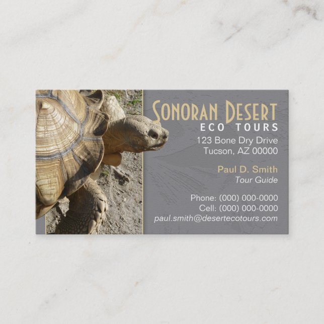Tortoise/Turtle Business Card (Front)