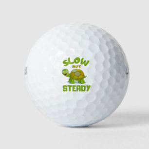 tortoise turtle slow but steady golf balls