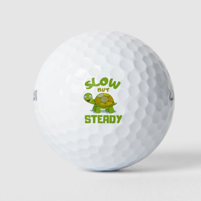 tortoise  turtle slow but steady golf balls (Front)