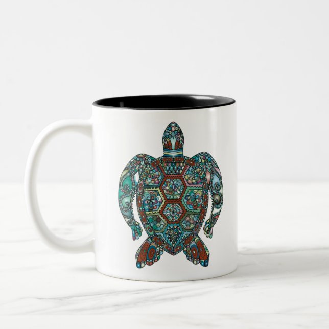 TORTOISE Two-Tone COFFEE MUG (Left)