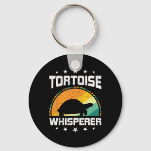 Tortoise Whisperer Fly Fishing Aquarium Fish Tank Keychain