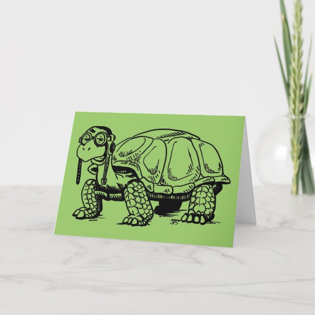Tortoises are COOL! Greeting Card (Front)