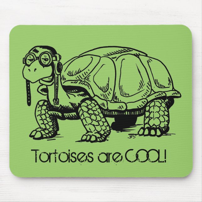 Tortoises are COOL! Mousepad (Front)