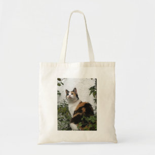 Tortoiseshell and White Cat Tote Bag