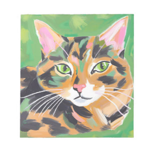 Tortoiseshell Cat Notepad