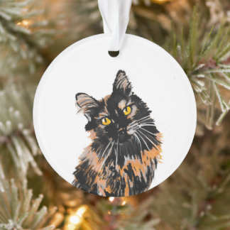 Tortoiseshell Cat Ornament
