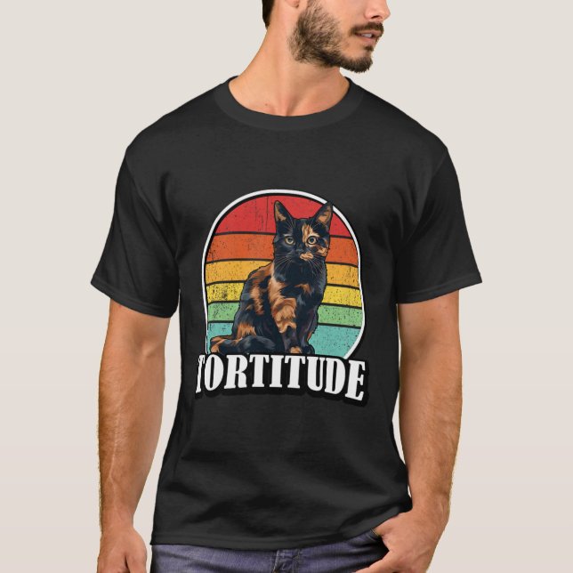Tortoiseshell Cat  T-Shirt (Front)