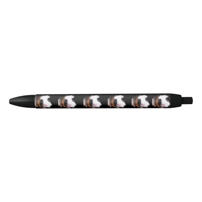 Tortoiseshell Guinea Pigs, Blue Ink Pen (Front)