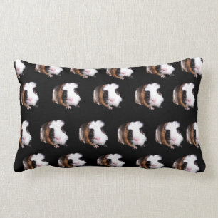 Tortoiseshell Guinea Pigs, Lumbar Cushion. Pillow