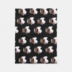 Tortoiseshell Guinea Pigs Small Fleece Blanket. Blanket